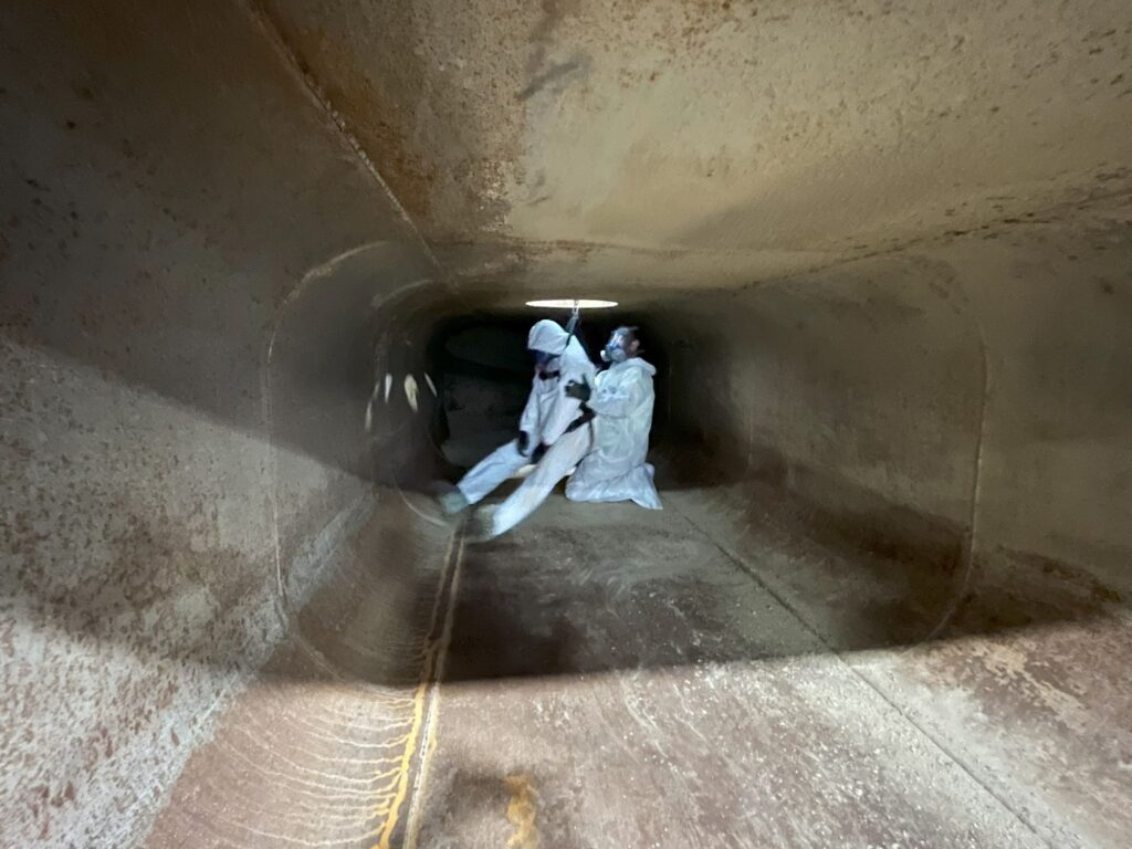 Some spaces, such as tanks, utility tunnels, and crawl spaces in industrial zones, are designated Permit Required Confined Spaces (PRCS) by OSHA and require specialized training for use of the permit system and emergency actions.
